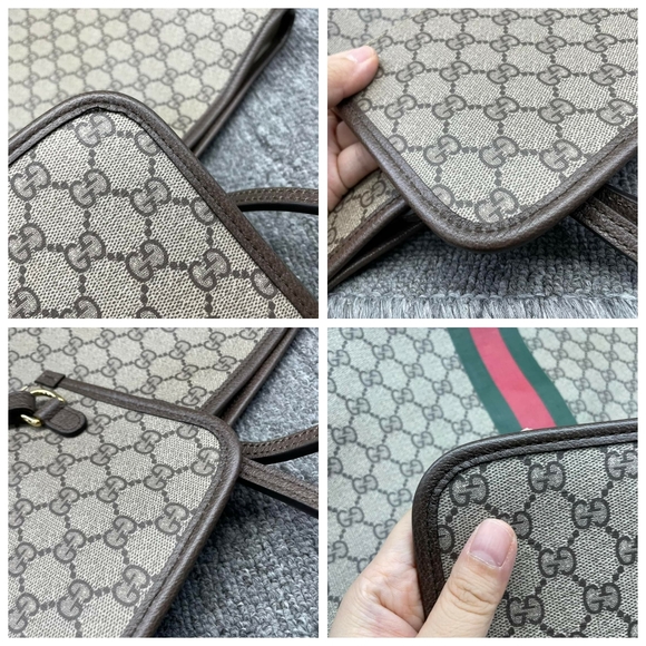 100% Authentic Gucci Leather Tote Bag - Picture 13 of 16